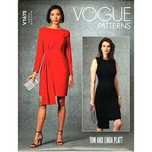 Vogue V1675 Misses 6 to 14 Designer Tom and Linda Platt Dress Sewing Pattern